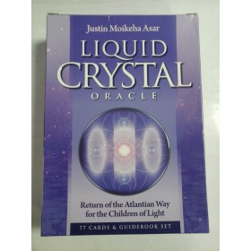   LIQUID  CRYSTAL  ORACLE  (77 Cards & Guidebook Set)  -  Justin Moikeha  ASAR  